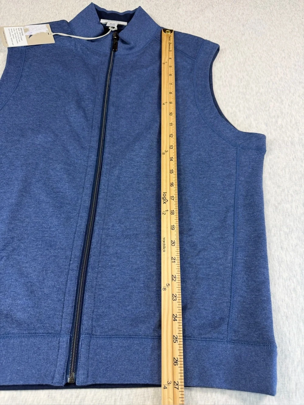 Tommy Bahama Reversible Flip Coast Full Zip Vest Blue Heather Men’s Medium NWT